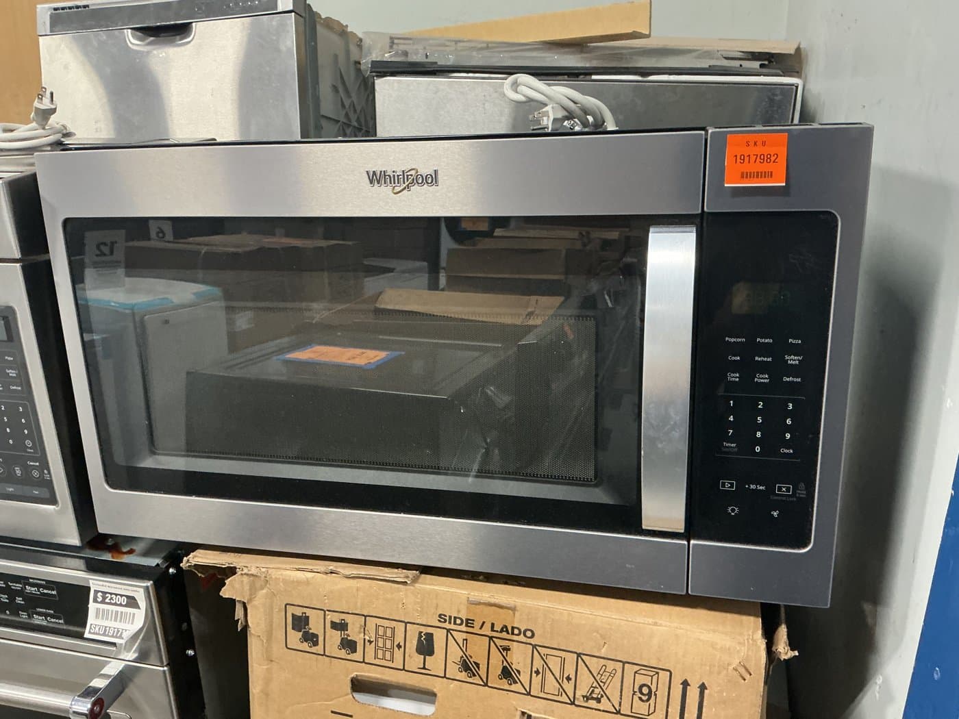 Whirlpool Over the Range Microwave