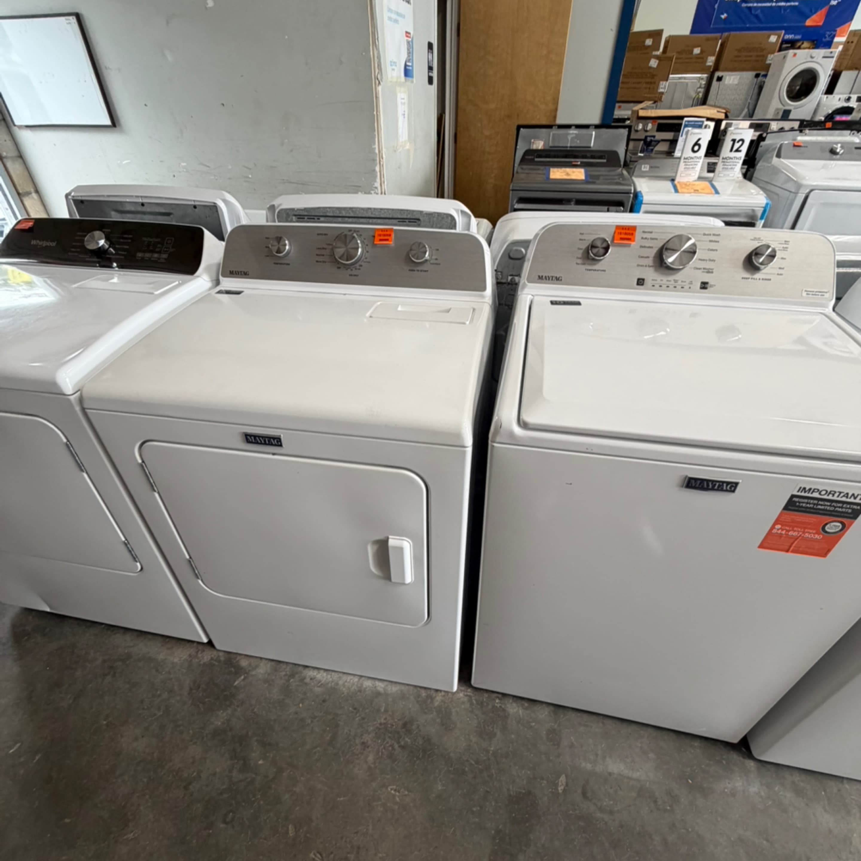 Maytag Washer + Dryer Washer + Electric Dryer Set