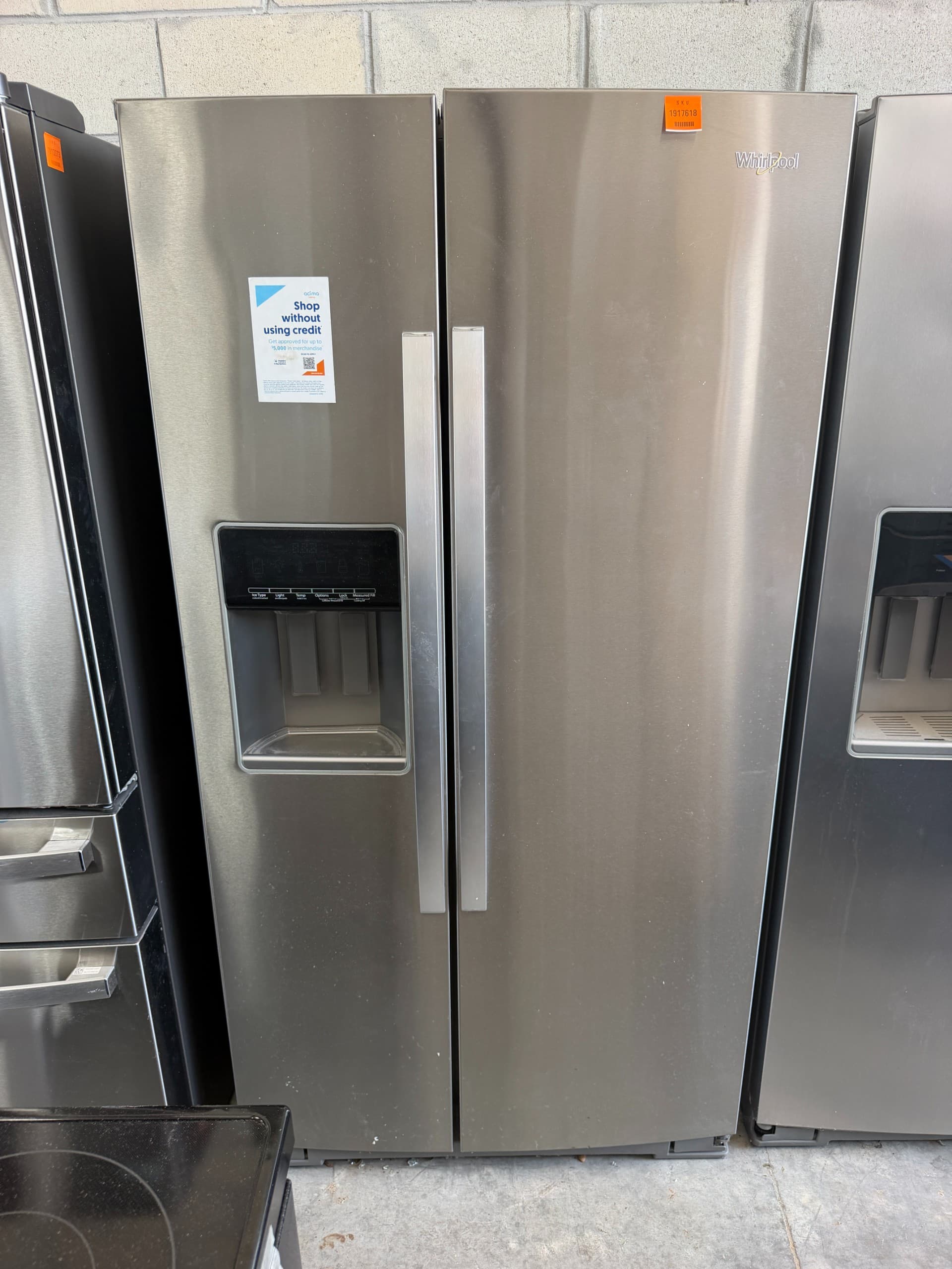 Whirlpool Side By Side Refrigerator