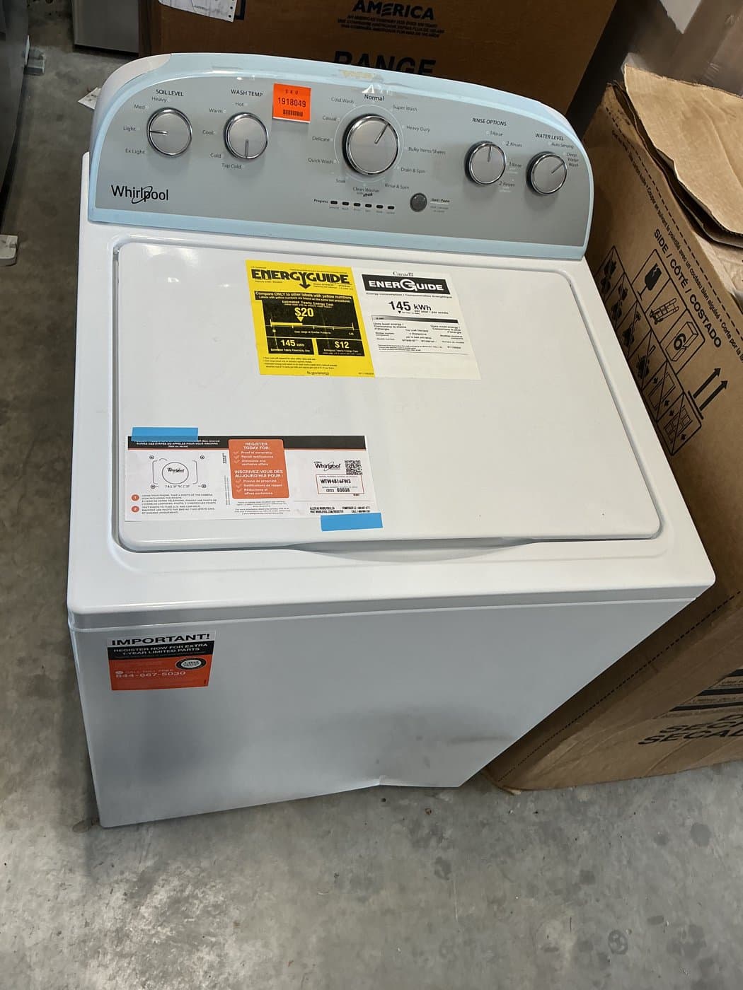 Whirlpool Top Load Washer