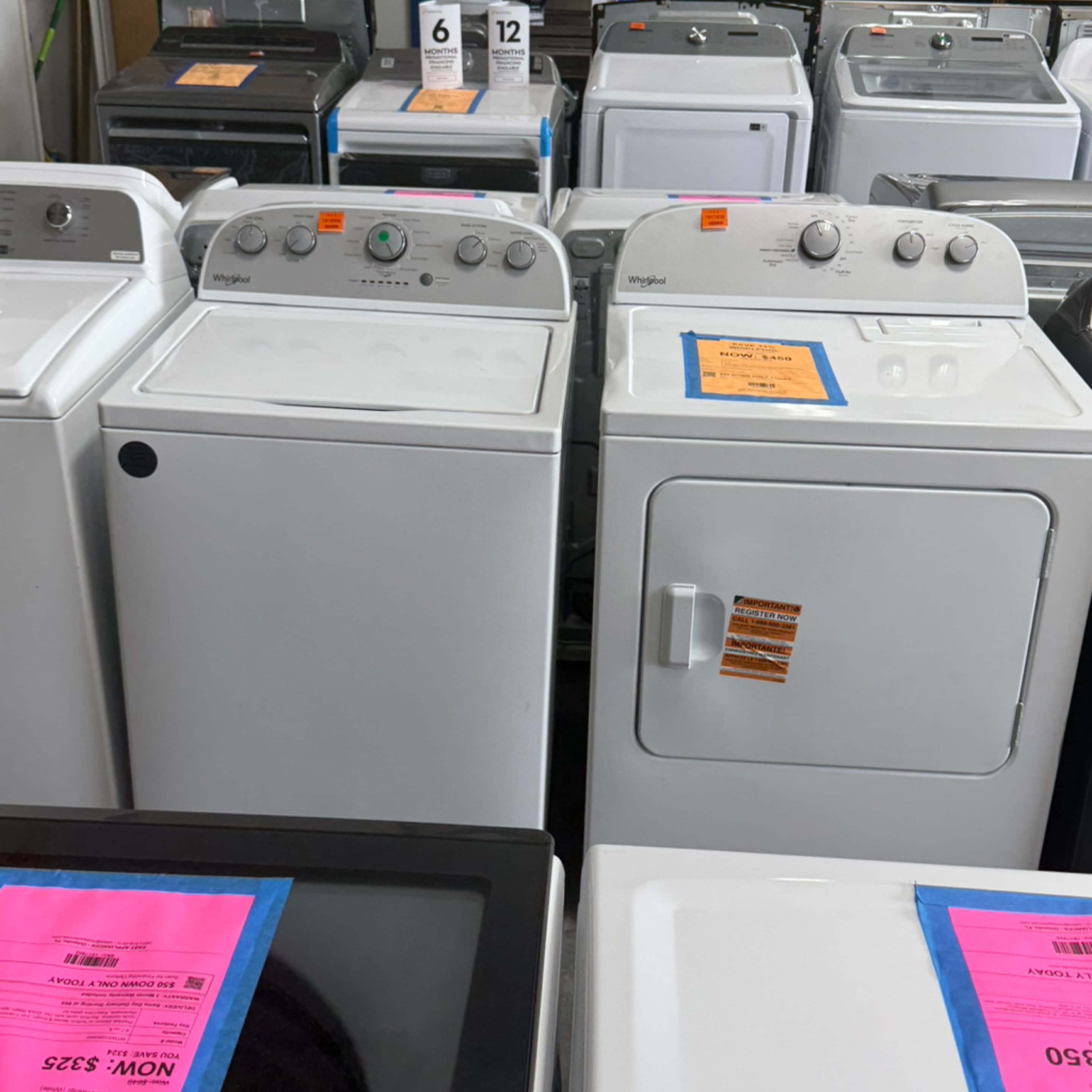 Whirlpool Washer + Dryer Washer + Electric Dryer Set