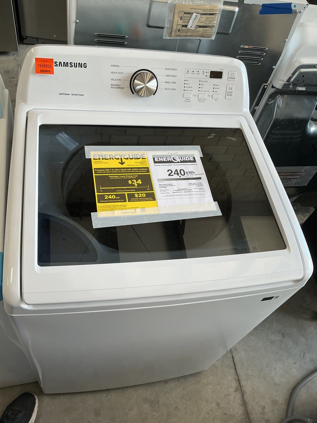 Samsung Top Load Washer