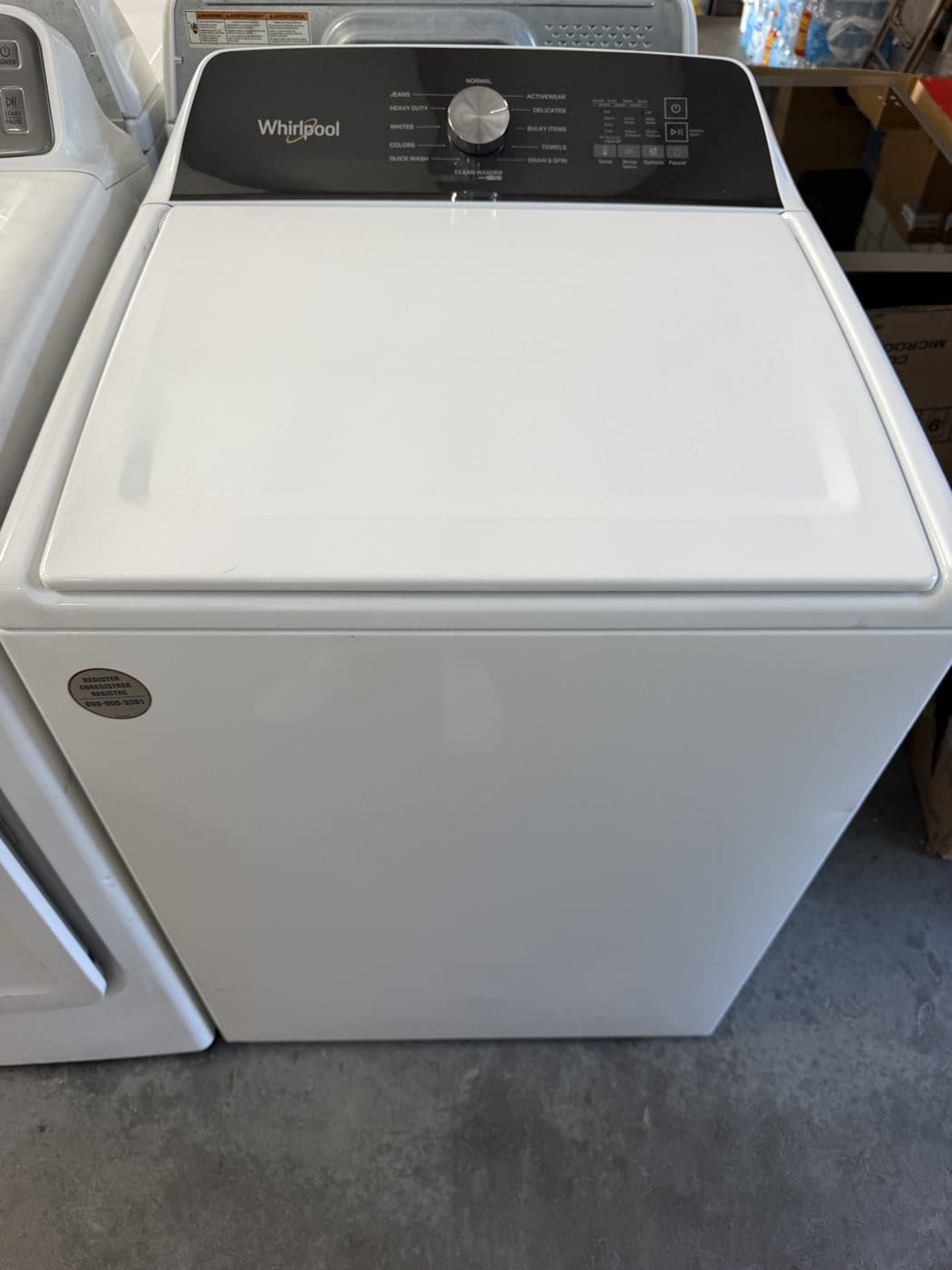 Whirlpool Top Load Washer
